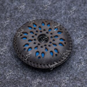 زیرپایه اشکی رنگ طوسی تیره/ آبی