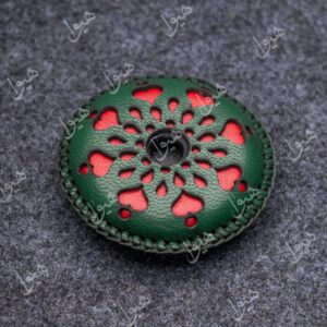 زیرپایه قلبی  رنگ سبز/ قرمز